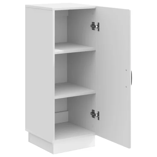  Széf Magasfényű Fehér 33 x 34,5 x 87 cm Szerelt Fa