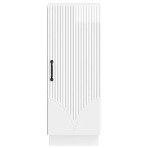  Széf Magasfényű Fehér 33 x 34,5 x 87 cm Szerelt Fa