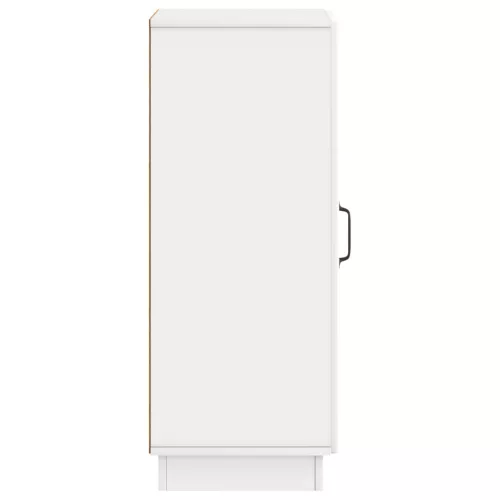  Széf Magasfényű Fehér 33 x 34,5 x 87 cm Szerelt Fa