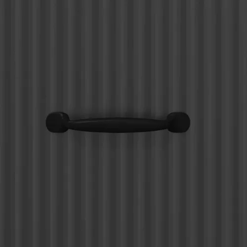  Fiókos szekrény Fekete 66 x 34,5 x 87 cm Szerelt Fa