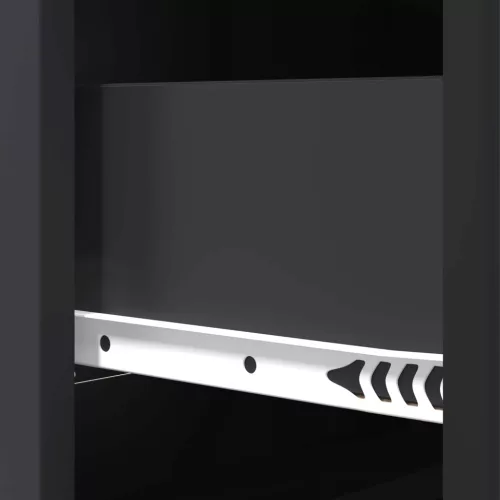  Fiókos szekrény Fekete 66 x 34,5 x 87 cm Szerelt Fa