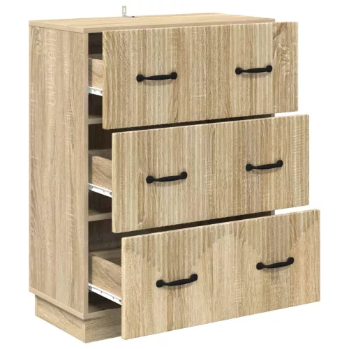  Fiókos szekrény Sonoma Tölgy 66 x 34,5 x 87 cm Szerelt Fa