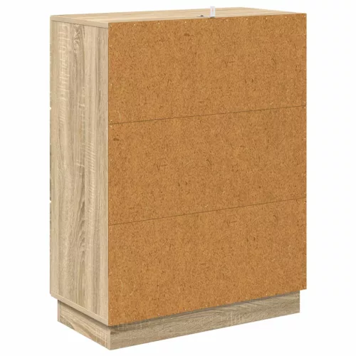  Fiókos szekrény Sonoma Tölgy 66 x 34,5 x 87 cm Szerelt Fa