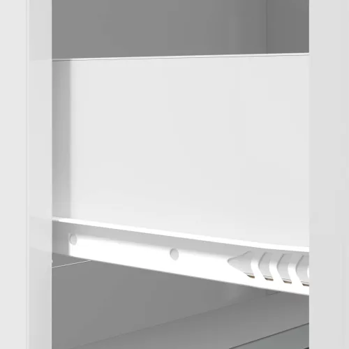  Fiókos szekrény Magasfényű Fehér 66 x 34,5 x 87 cm Szerelt Fa