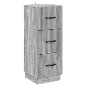    Fiókos szekrény Szürke Sonoma 33 x 34,5 x 87 cm Szerelt Fa