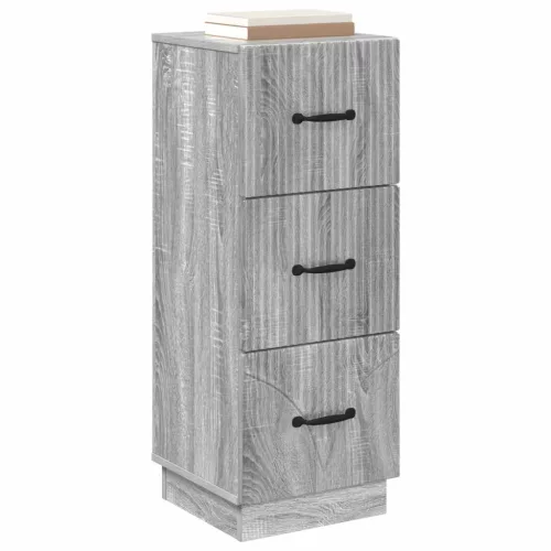  Fiókos szekrény Szürke Sonoma 33 x 34,5 x 87 cm Szerelt Fa