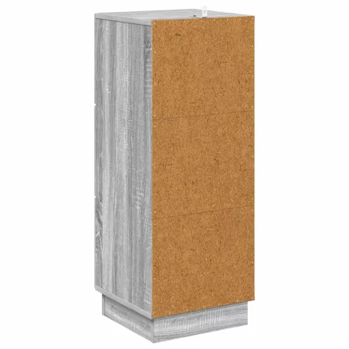  Fiókos szekrény Szürke Sonoma 33 x 34,5 x 87 cm Szerelt Fa