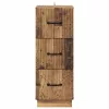  Fiókos szekrény Antik Fa 33 x 34,5 x 87 cm Szerelt Fa