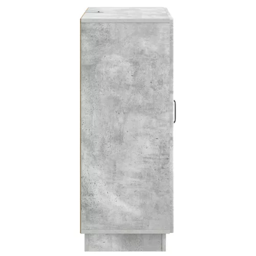  Széf fiókkal Betonszürke 66 x 34,5 x 87 cm Szerelt Fa