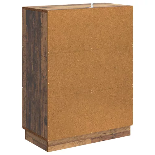  Széf fiókkal Antik Fa 66 x 34,5 x 87 cm Szerelt Fa