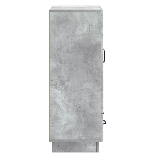  Széf fiókkal Betonszürke 66 x 34,5 x 92 cm Szerelt Fa