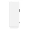  Széf fiókkal Magasfényű Fehér 66 x 34,5 x 92 cm Szerelt Fa