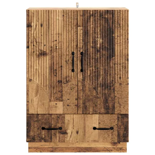 Széf fiókkal Antik Fa 66 x 34,5 x 92 cm Szerelt Fa
