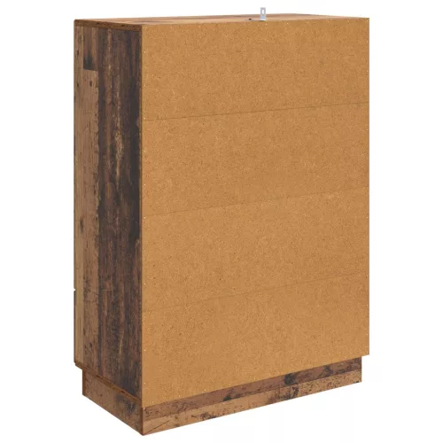  Széf fiókkal Antik Fa 66 x 34,5 x 92 cm Szerelt Fa