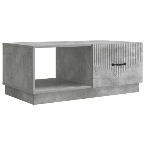 Dohányzóasztal Betonszürke 90 x 50 x 37 cm Szerelt Fa