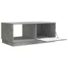  Dohányzóasztal Betonszürke 90 x 50 x 37 cm Szerelt Fa