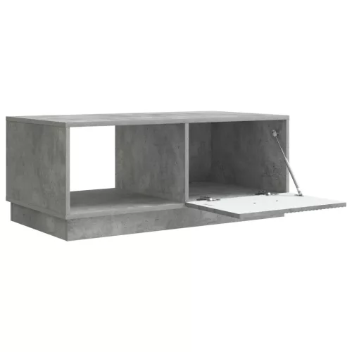  Dohányzóasztal Betonszürke 90 x 50 x 37 cm Szerelt Fa