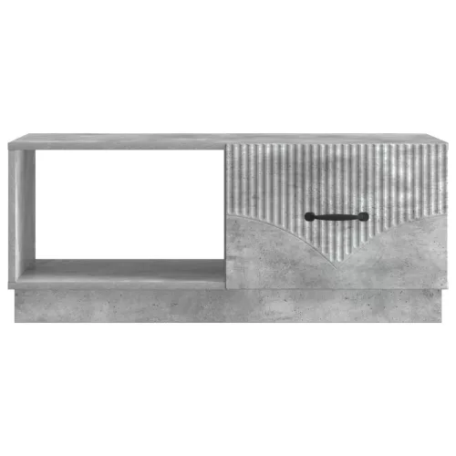  Dohányzóasztal Betonszürke 90 x 50 x 37 cm Szerelt Fa