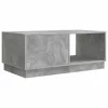  Dohányzóasztal Betonszürke 90 x 50 x 37 cm Szerelt Fa