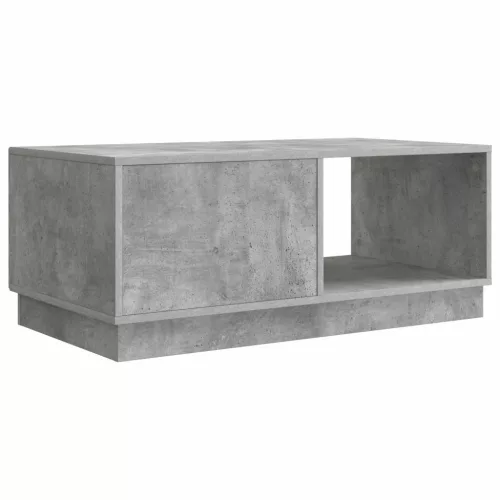  Dohányzóasztal Betonszürke 90 x 50 x 37 cm Szerelt Fa