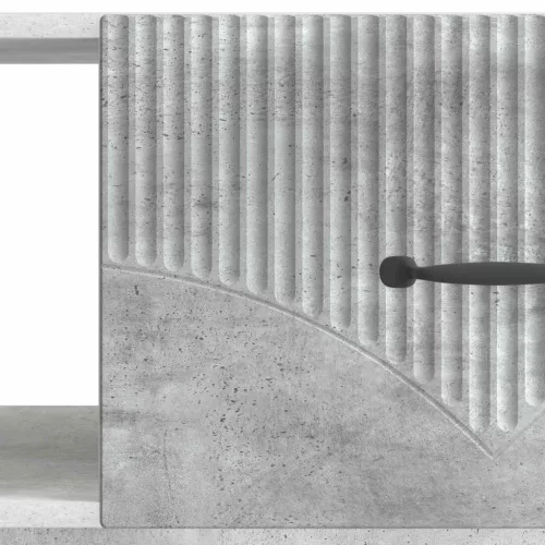  Dohányzóasztal Betonszürke 90 x 50 x 37 cm Szerelt Fa