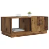  Dohányzóasztal Antik Fa 90 x 50 x 37 cm Szerelt Fa
