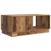 Dohányzóasztal Antik Fa 90 x 50 x 37 cm Szerelt Fa