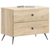  Éjjeliszekrény Sonoma Tölgy 62 x 34,5 x 47,5 cm Szerelt Fa