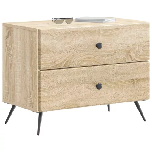  Éjjeliszekrény Sonoma Tölgy 62 x 34,5 x 47,5 cm Szerelt Fa