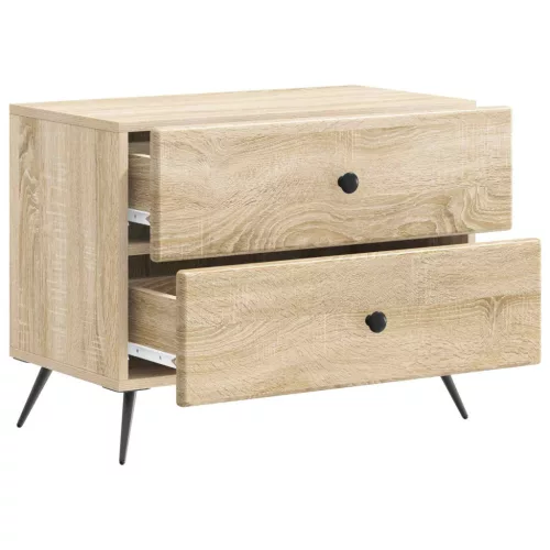  Éjjeliszekrény Sonoma Tölgy 62 x 34,5 x 47,5 cm Szerelt Fa