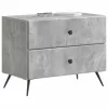  Éjjeliszekrény Betonszürke 62 x 34,5 x 47,5 cm Szerelt Fa