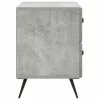  Éjjeliszekrény Betonszürke 62 x 34,5 x 47,5 cm Szerelt Fa