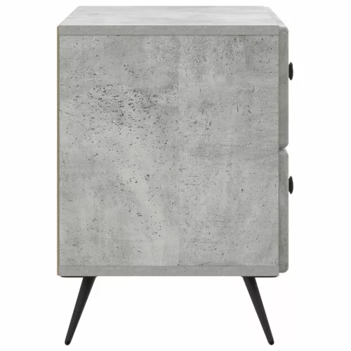  Éjjeliszekrény Betonszürke 62 x 34,5 x 47,5 cm Szerelt Fa