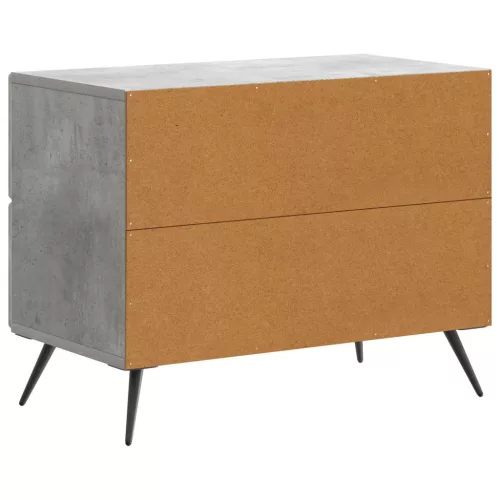  Éjjeliszekrény Betonszürke 62 x 34,5 x 47,5 cm Szerelt Fa