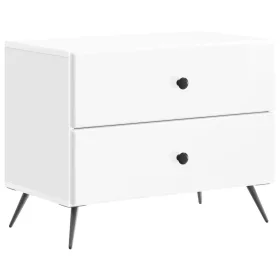    Éjjeliszekrény Magasfényű Fehér 62 x 34,5 x 47,5 cm Szerelt Fa