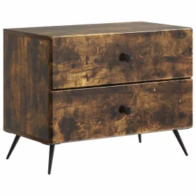    Éjjeliszekrény Füstös Tölgy 62 x 34,5 x 47,5 cm Szerelt Fa