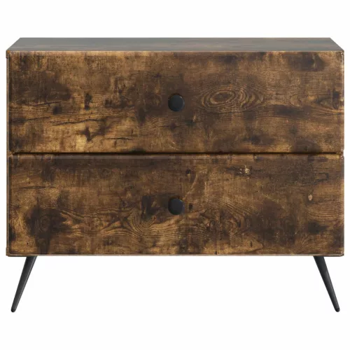  Éjjeliszekrény Füstös Tölgy 62 x 34,5 x 47,5 cm Szerelt Fa