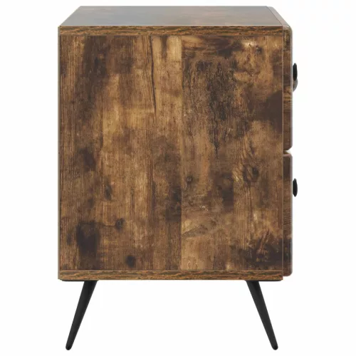  Éjjeliszekrény Füstös Tölgy 62 x 34,5 x 47,5 cm Szerelt Fa