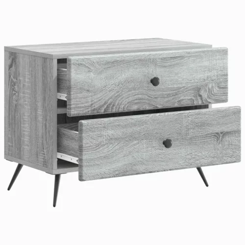  Éjjeliszekrény Szürke Sonoma 62 x 34,5 x 47,5 cm Szerelt Fa