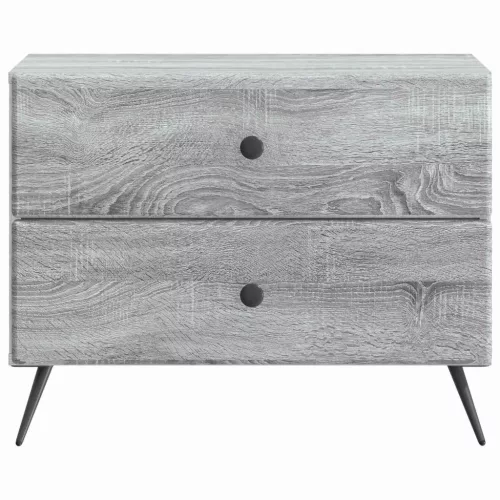  Éjjeliszekrény Szürke Sonoma 62 x 34,5 x 47,5 cm Szerelt Fa