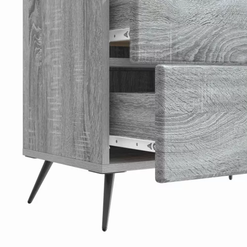  Éjjeliszekrény Szürke Sonoma 62 x 34,5 x 47,5 cm Szerelt Fa