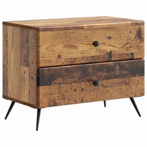  Éjjeliszekrény fiókkal Antik Fa 62 x 34,5 x 47,5 cm Szerelt Fa