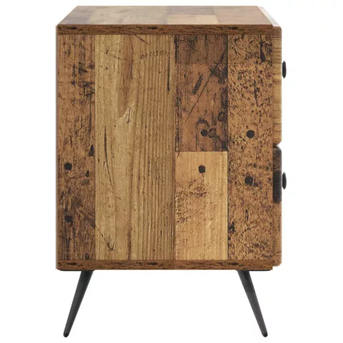  Éjjeliszekrény fiókkal Antik Fa 62 x 34,5 x 47,5 cm Szerelt Fa