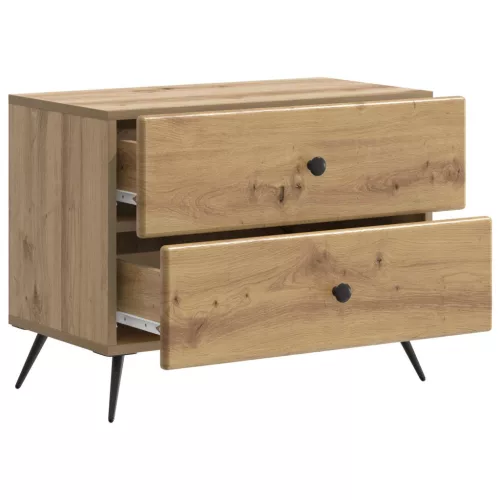  Éjjeliszekrény Kézműves Tölgy 62 x 34,5 x 47,5 cm Szerelt Fa