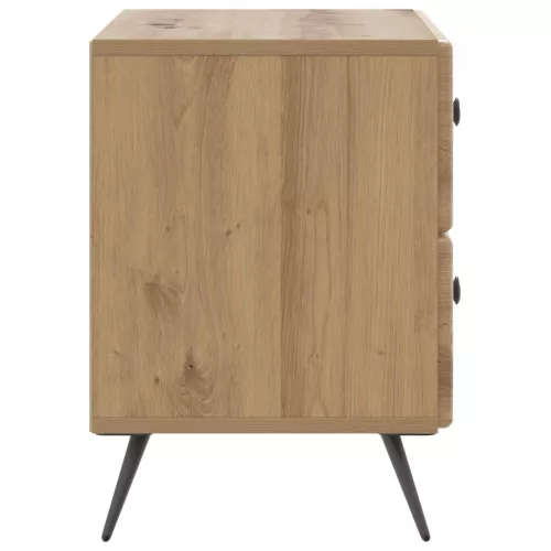  Éjjeliszekrény Kézműves Tölgy 62 x 34,5 x 47,5 cm Szerelt Fa