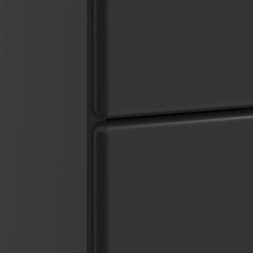  Éjjeliszekrény fiókkal Fekete 43 x 41 x 66,5 cm Szerelt Fa