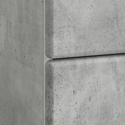  Éjjeliszekrény fiókkal Betonszürke 43 x 41 x 66,5 cm Szerelt Fa