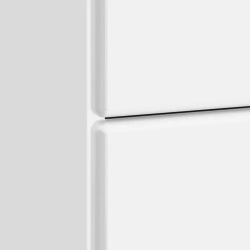  Éjjeliszekrény Magasfényű Fehér 43 x 41 x 66,5 cm Szerelt Fa