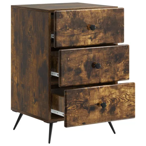  Éjjeliszekrény Füstös Tölgy 43 x 41 x 66,5 cm Szerelt Fa