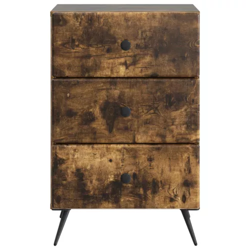  Éjjeliszekrény Füstös Tölgy 43 x 41 x 66,5 cm Szerelt Fa